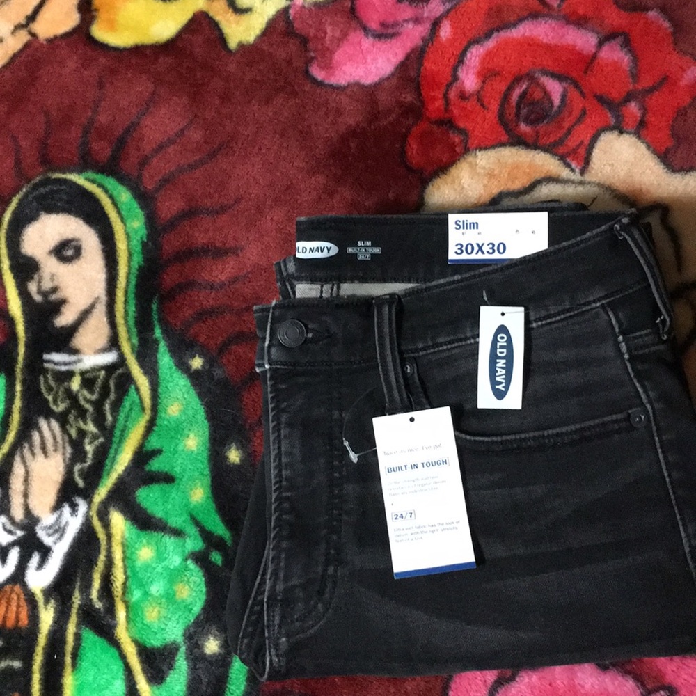 30X30 NWT Men’s Old Navy Black Jeans -2 Pairs 👍